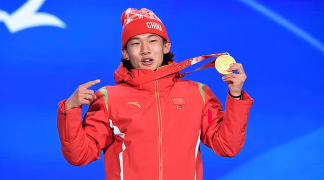 第六金!苏翊鸣夺单板滑雪男子大跳台金牌