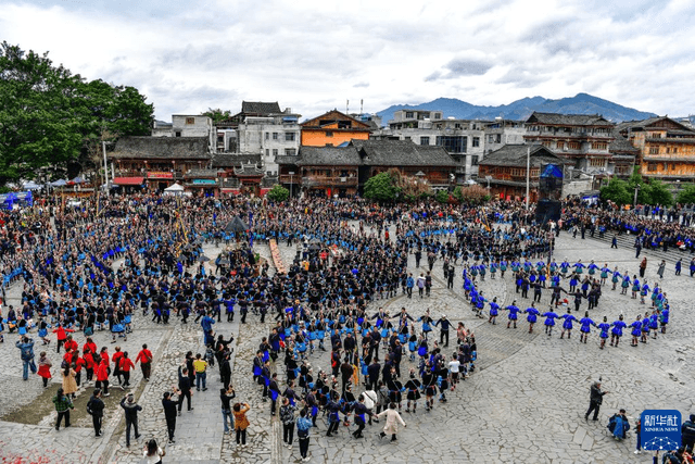 贵州榕江:侗族群众欢庆“萨玛节”
