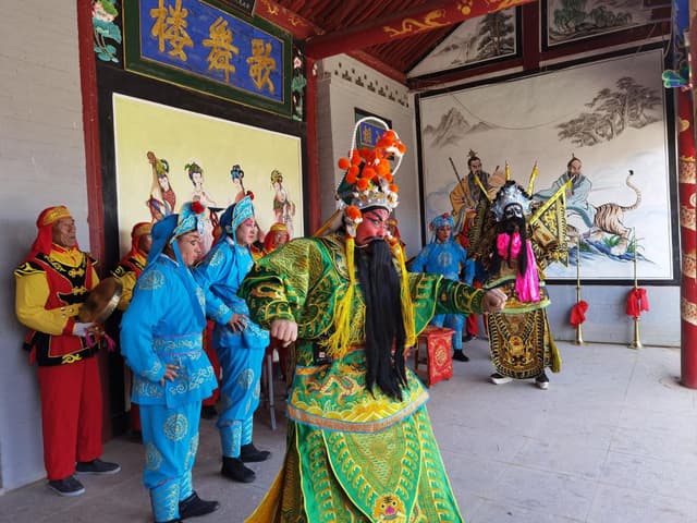 古韵新声|锣鼓杂戏:黄河岸村戏激昂