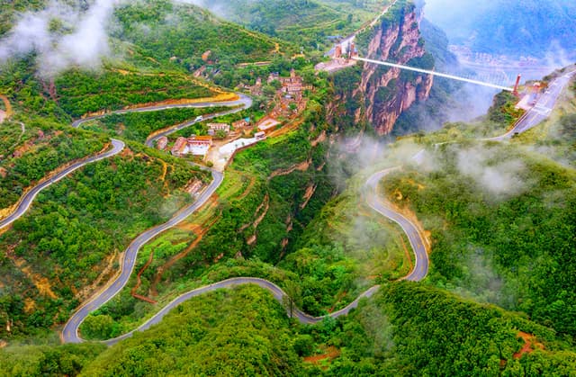 河南林州:太行大峡谷壮美如画