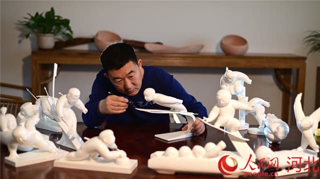 河北曲阳:非遗石雕献礼冬奥