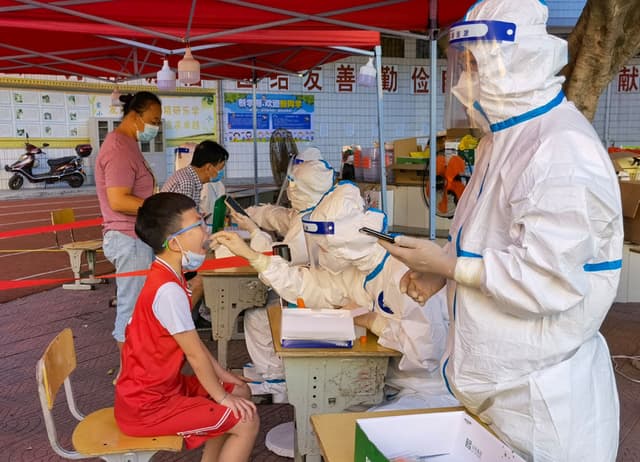 福建仙游:全县全员核酸检测进行时